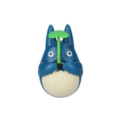 Maison Ghibli Jouets|Figurine Culbuto Totoro Bleu avec feuille - Mon Voisin Totoro