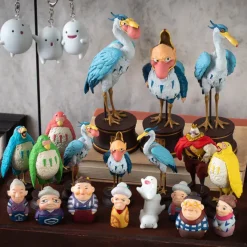 Maison Ghibli Figurines|Figurine Perruche Verte - Le Garçon et le Héron