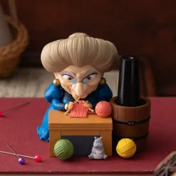 Maison Ghibli Boites À Bijoux|Figurine pot à crayon Yubaba tricote - Le Voyage de Chihiro