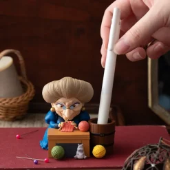 Maison Ghibli Boites À Bijoux|Figurine pot à crayon Yubaba tricote - Le Voyage de Chihiro