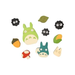 Maison Ghibli Jouets|Figurines en bois Totoro et Noiraudes - Mon Voisin Totoro