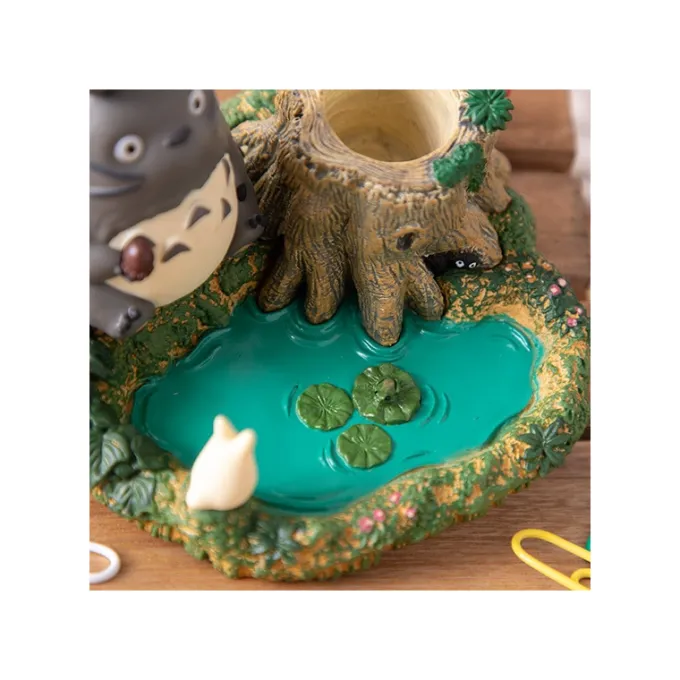 Maison Ghibli Boites À Bijoux|Figurines pot à crayon Totoro au bord de la marre - Mon Voisin Totoro