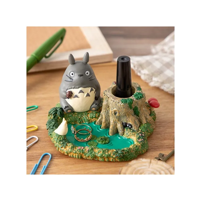 Maison Ghibli Boites À Bijoux|Figurines pot à crayon Totoro au bord de la marre - Mon Voisin Totoro