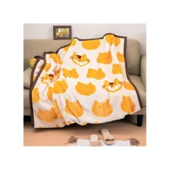 Maison Ghibli Linge De Maison|Grande couverture Silhouette Chatbus 200x140 cm - Mon Voisin Totoro