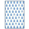 Maison Ghibli Linge De Maison|Grande couverture Silhouette Totoro Bleu 200x140 cm - Mon Voisin Toto