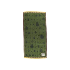 Maison Ghibli Linge De Maison|Grande serviette Vert Automne 60x120 cm - Mon Voisin Totoro