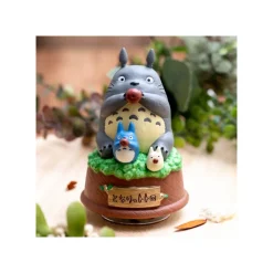 Maison Ghibli Boites À Musiques|Grande Statue Musicale Totoro joue de l’ocarina - Mon Voisin Totoro