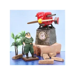 Maison Ghibli Décoration|Horloge Marco Hydravion Version Initiales - Porco Rosso