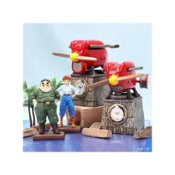 Maison Ghibli Décoration|Horloge Marco Hydravion Version Initiales - Porco Rosso