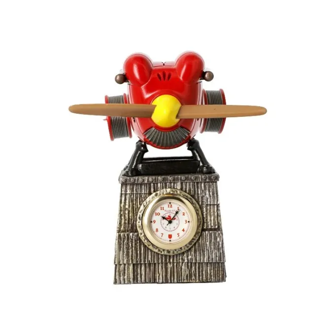 Maison Ghibli Décoration|Horloge Marco Hydravion Version Initiales - Porco Rosso