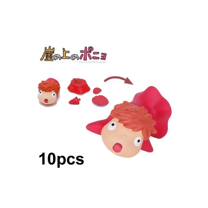 Maison Ghibli Puzzle|Kumukumu 3D Puzzle Ponyo - Ponyo sur la falaise