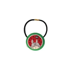 Maison Ghibli Accessoires|Élastique à Cheveux Brodé Pastèque - Mon Voisin Totoro