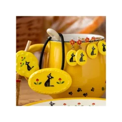 Maison Ghibli Accessoires|Élastique à cheveux fantaisie jaune Jiji - Kiki la petite sorcière