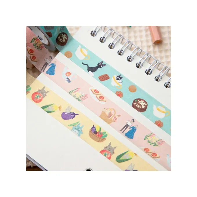 Maison Ghibli Petit Matériel|Masking Tape Break Time Légumes - Mon Voisin Totoro