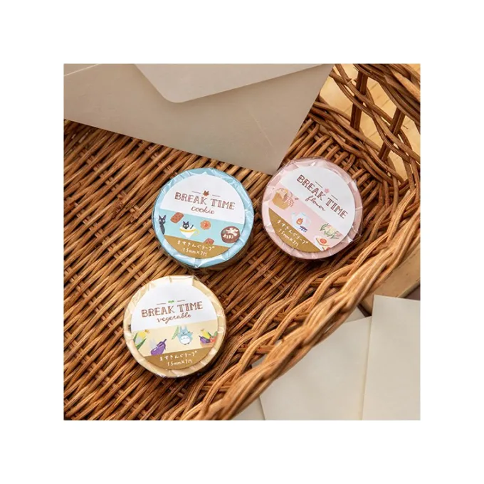 Maison Ghibli Petit Matériel|Masking Tape Break Time Légumes - Mon Voisin Totoro