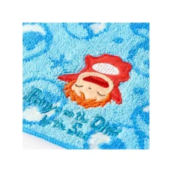 Maison Ghibli Linge De Maison|Mini Serviette Au Fond de l’océan 25 x 25 cm - Ponyo Sur La Falaise