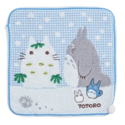 Maison Ghibli Textile|Mini Serviette Bonhomme de neige 25x25 cm - Mon Voisin Totoro