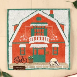 Maison Ghibli Linge De Maison|Mini serviette Brocanteur 25x25 cm - Si tu tends l'oreille