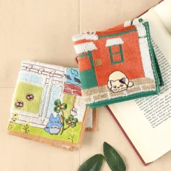 Maison Ghibli Linge De Maison|Mini serviette Brocanteur 25x25 cm - Si tu tends l'oreille