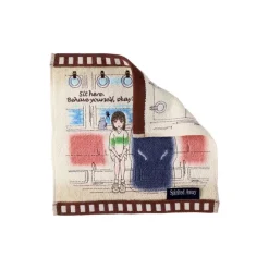Maison Ghibli Linge De Maison|Mini Serviette Cellulo Chihiro dans le train - Le Voyage de Chihiro