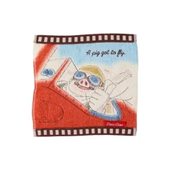 Maison Ghibli Linge De Maison|Mini Serviette Cellulo Marco Hydravion -  Porco Rosso