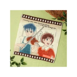 Maison Ghibli Linge De Maison|Mini Serviette Cellulo Shizuku & Seiji - Si tu tends l'oreille