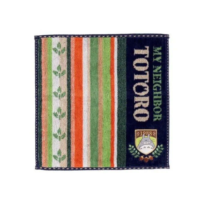 Maison Ghibli Linge De Maison|Mini serviette écusson Totoro 25x25 cm - Mon voisin Totoro