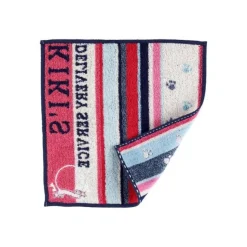 Maison Ghibli Linge De Maison|Mini Serviette Empreintes Pattes Jiji 25x25 cm - Kiki la petite sorci
