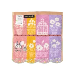 Maison Ghibli Linge De Maison|Mini Serviette Jiji et ses fleurs préférées 25x25 - Kiki la petite so