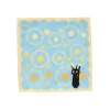 Maison Ghibli Linge De Maison|Mini serviette Jiji Marguerites 25x25cm - Kiki la petite sorcière