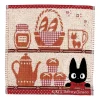 Maison Ghibli Linge De Maison|Mini Serviette Jiji Étagères 25x25 cm - Kiki la petite sorcière