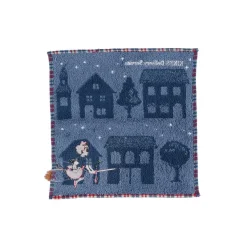 Maison Ghibli Linge De Maison|Mini Serviette La nuit du départ 25x25 cm - Kiki la petite sorcière