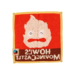 Maison Ghibli Linge De Maison|Mini Serviette Mame Calcifer 15x15 cm - Le Château ambulant