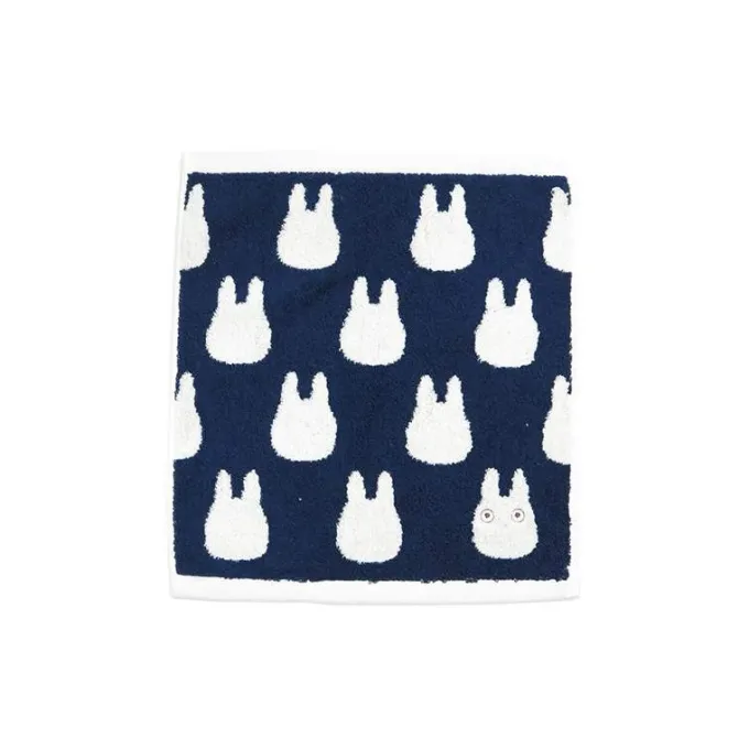 Maison Ghibli Linge De Maison|Mini Serviette Silhouette Totoro Blanc 33x36 cm - Mon Voisin Totoro