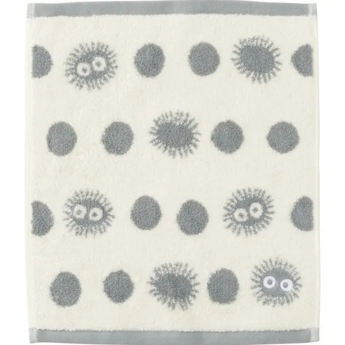 Maison Ghibli Linge De Maison|Mini Serviette Silhouette Noiraude 33x36 cm - Mon Voisin Totoro