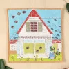 Maison Ghibli Linge De Maison|Mini serviette Totoro & Maison de Kusakabe 25x25 cm - Mon VoisinTotor
