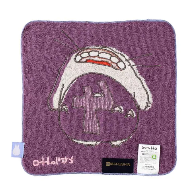 Maison Ghibli Linge De Maison|Mini Serviette Totoro anniversaire 4 25x25 cm - Mon Voisin Totoro