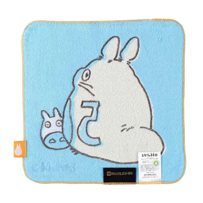 Maison Ghibli Linge De Maison|Mini Serviette Totoro anniversaire 5 25x25 cm - Mon Voisin Totoro