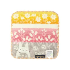 Maison Ghibli Linge De Maison|Mini Serviette Totoro Fleurs Sauvages 25x25 cm - Mon Voisin Totoro