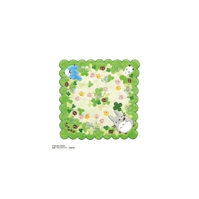 Maison Ghibli Linge De Maison|Mini Serviette Totoro Trèfle 25 x 25 cm - Mon Voisin Totoro