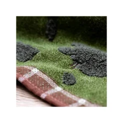 Maison Ghibli Linge De Maison|Mini Serviette Vert Automne 25x25 cm - Mon Voisin Totoro