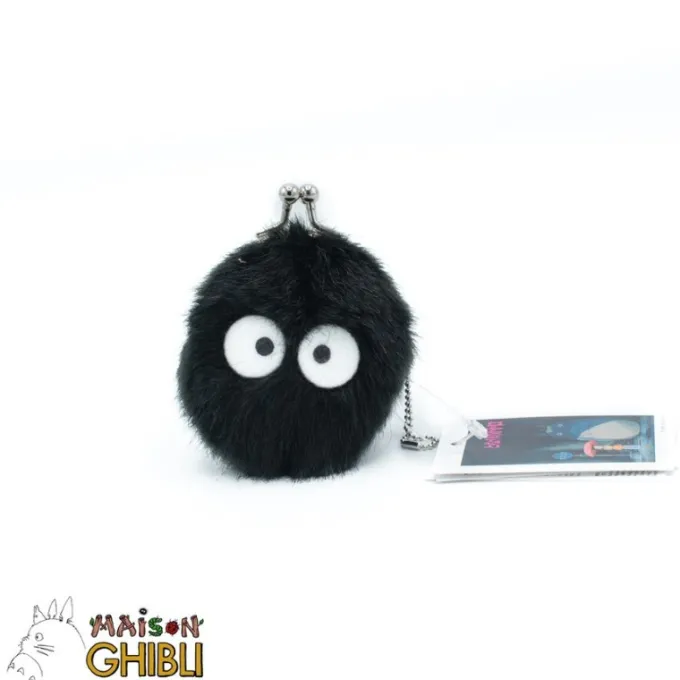 Maison Ghibli Porte-Monnaie Peluche|Mini-Porte-Monnaie Peluche Noiraude - Mon Voisin Totoro