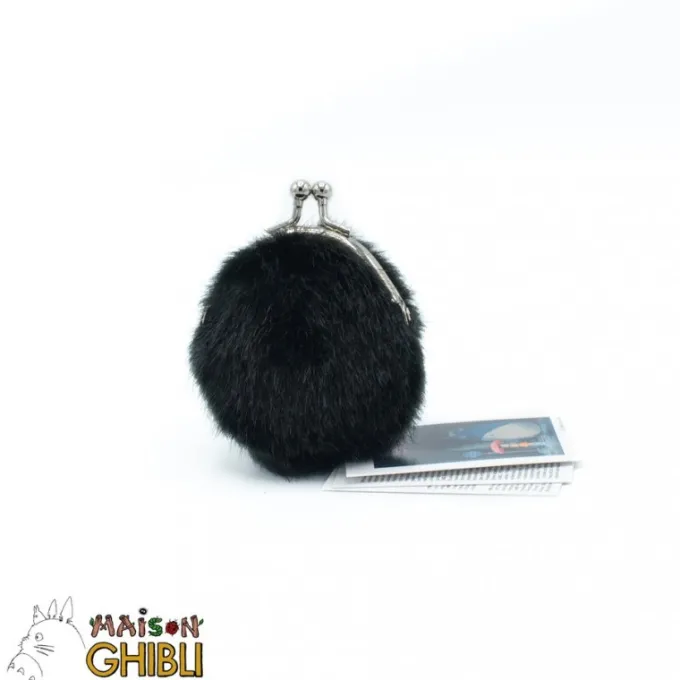 Maison Ghibli Porte-Monnaie Peluche|Mini-Porte-Monnaie Peluche Noiraude - Mon Voisin Totoro