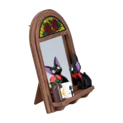 Maison Ghibli Décoration|Miroir Jiji devant la glace - Kiki la petite sorcière