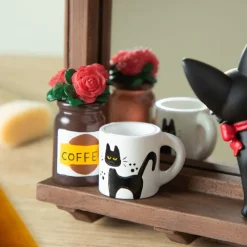 Maison Ghibli Décoration|Miroir Jiji devant la glace - Kiki la petite sorcière