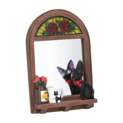 Maison Ghibli Décoration|Miroir Jiji devant la glace - Kiki la petite sorcière