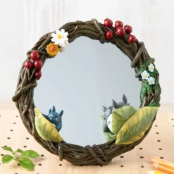 Maison Ghibli Décoration|Miroir Totoro Guirlande de fleurs- Mon Voisin Totoro