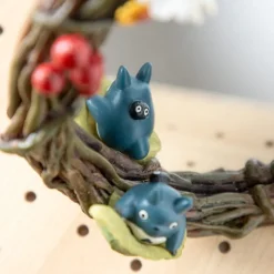 Maison Ghibli Décoration|Miroir Totoro Guirlande de fleurs- Mon Voisin Totoro