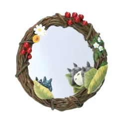 Maison Ghibli Décoration|Miroir Totoro Guirlande de fleurs- Mon Voisin Totoro
