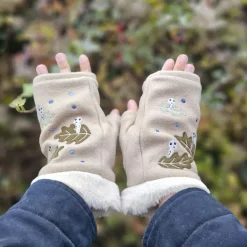 Maison Ghibli Textile|Mitaines Kodama - Princesse Mononoké